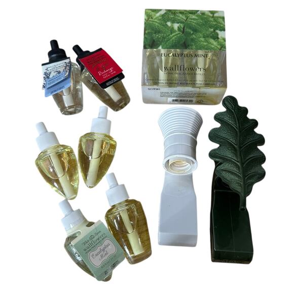 Bath & Body Works Wallflower Refills Lot of 8 & Plug In Warmers 2 - Picture 1 of 4